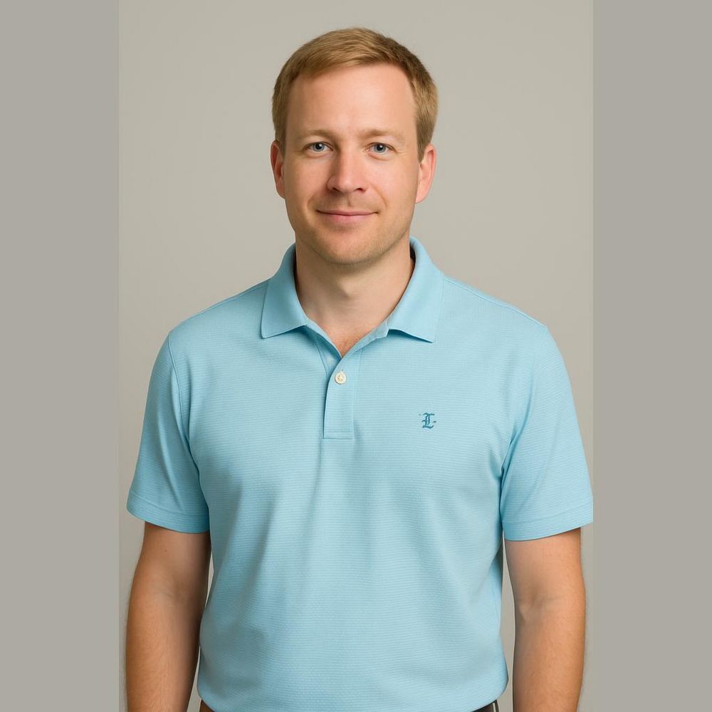 IZOD Men's Large Light Blue Performance Golf Polo